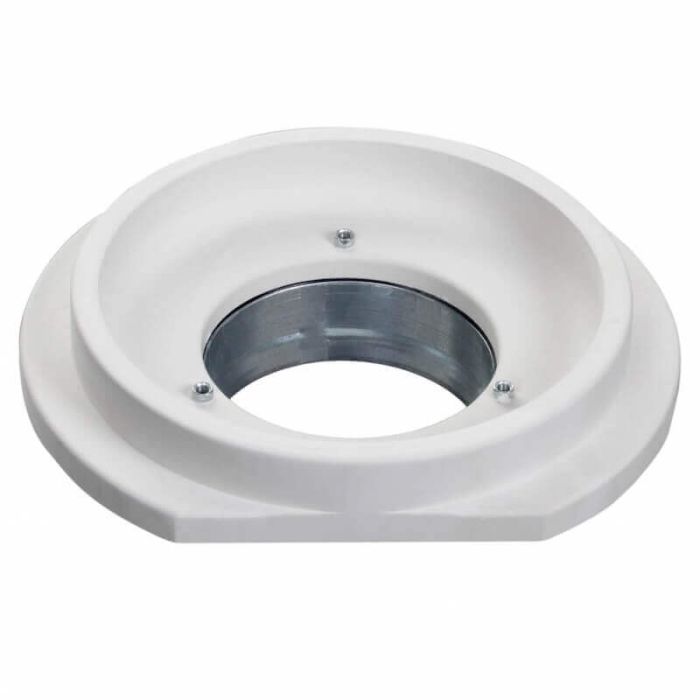 SIDE QUADRAT - Einbaufähiges rahmenloses Designgitter - Ø200mm - ZU- & ABLUFT