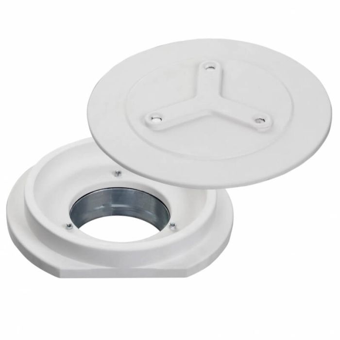 SIDE RUNDE - Einbaufähiges rahmenloses Designgitter - Ø100mm - ZUFUHR & ABFLUSS SIDE RUNDE - Einbaufähiges rahmenloses Designgitter - Ø100mm - ZUFUHR & ABFLUSS