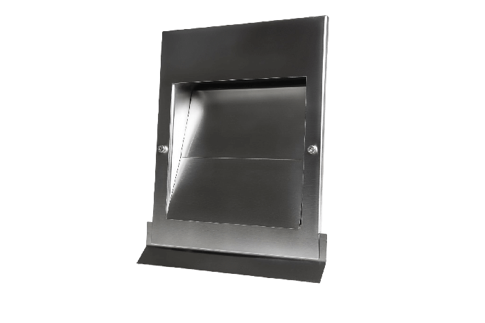 Design Fassadenabdeckung PREMIUM LINE - SIGMA - Ø 125mm - Edelstahl