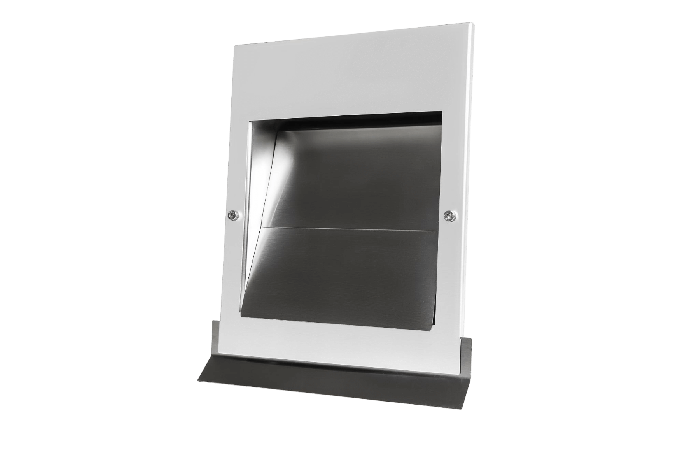 Design Fassadenkappe PREMIUM LINE - SIGMA - Ø 125mm - WEISS