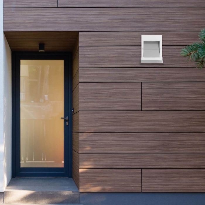 Design Fassadenabdeckung PREMIUM LINE - SIGMA - Ø 125mm - Edelstahl