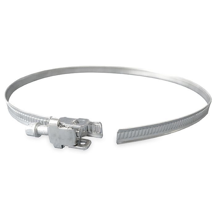 Schlauchschelle aus Edelstahl zur Montage von Ø 60mm bis Ø 165mm