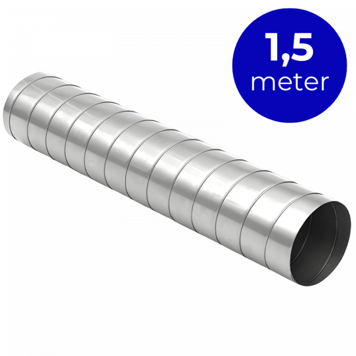 Wickelfalzrohr Ø 250 mm – Länge 1,5 Meter Wickelfalzrohr Ø 250 mm – Länge 1,5 Meter