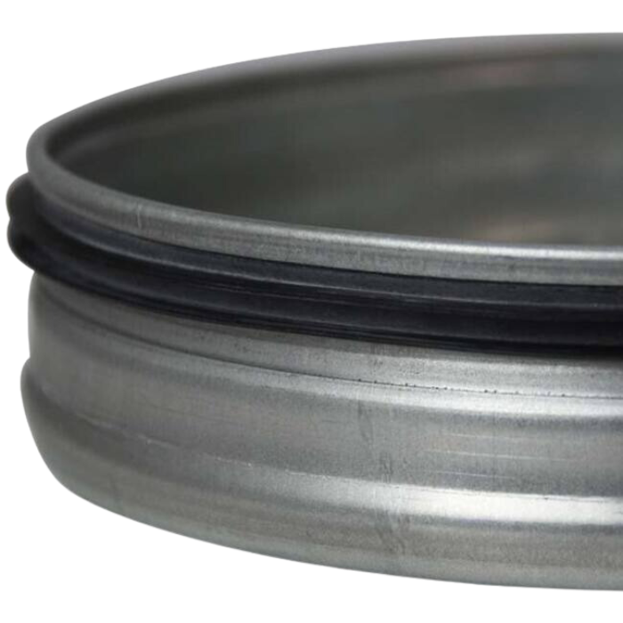 Enddeckel mit Dichtung für Wickelfalzrohr Ø 125mm