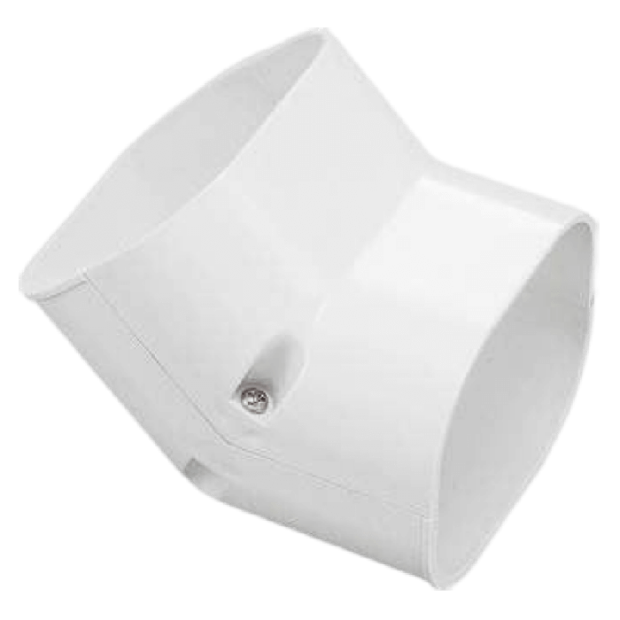 Steigende Kurve 45 Grad - WEISS (SCF-77-W)