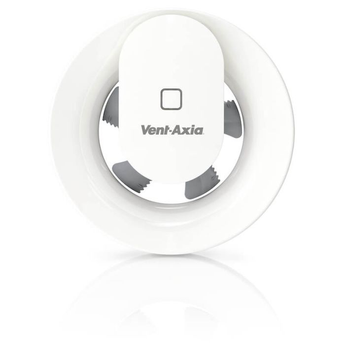 Badlüfter SVARA (Vent-Axia) – app-gesteuert mit Feuchtigkeits- und Lichtsensor – 100 mm WEISS
