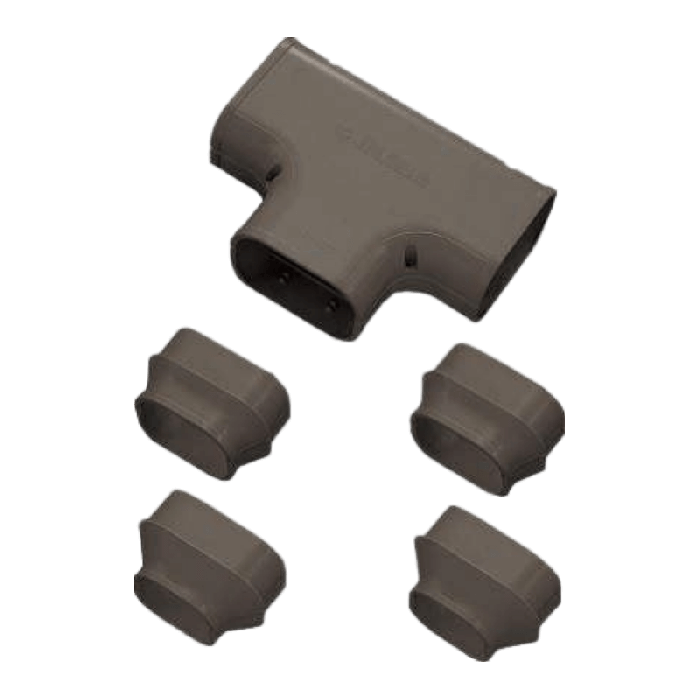 Klimaanlage T-Stück - BRAUN (ST-77-B)