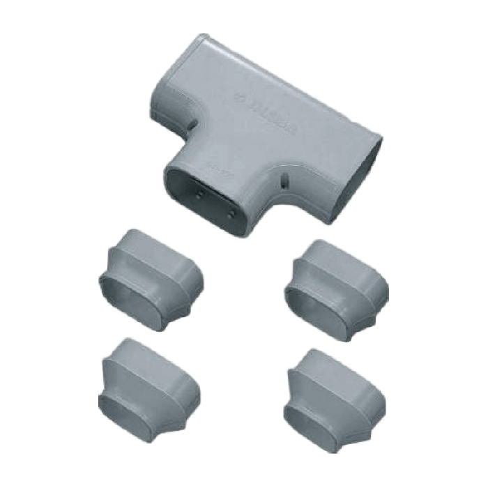 Klimaanlagen T-Stück - GRAU (ST-77-G)