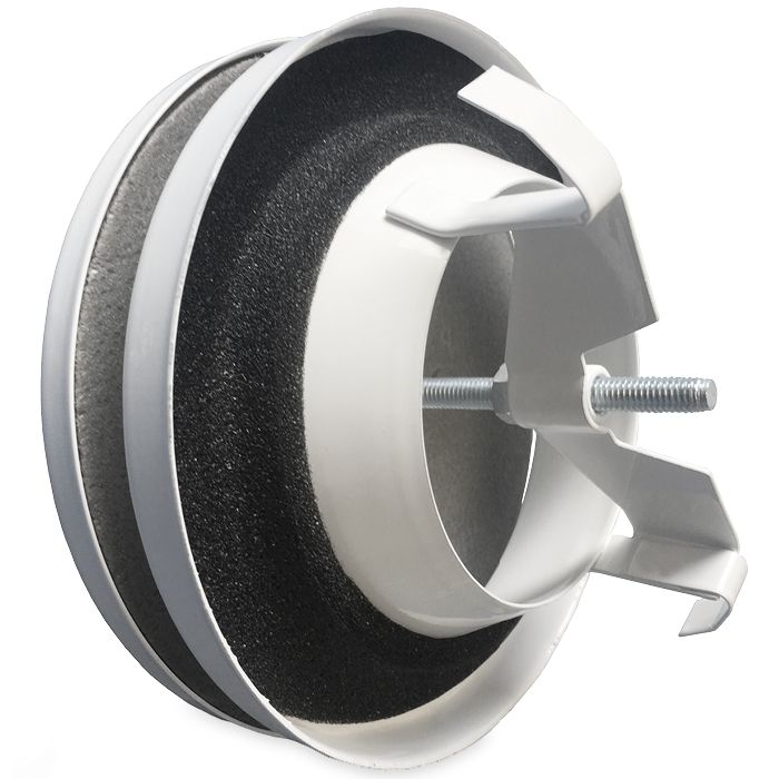 Tellerventil Metall - Zuluft - Ø 160mm - weiß RAL9016