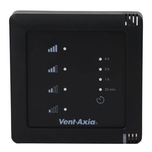 Vent-Axia Multihome SSU-BZ - 4-Getriebe Schalter drahtlos RF - Batterie - SCHWARZ