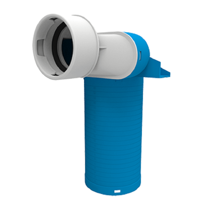 Vent-Axia Uniflexplus + Ventilanschlussgehäuse 1x Ø 90 mm H = 250 mm