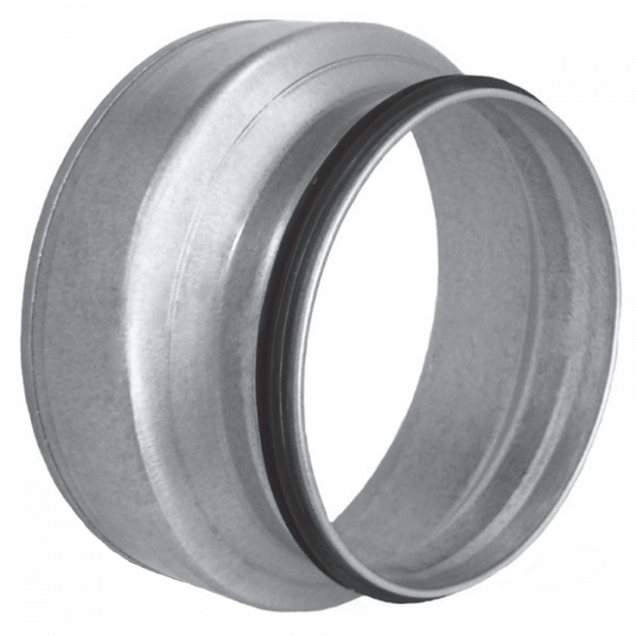 Reduzierstück für Formteil Ø 250 mm auf Wickelfalzrohr Ø 100 mm mit Dichtung