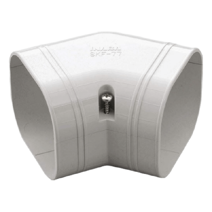 Flache Kurve 45 Grad - WEISS (SKF-77-W)