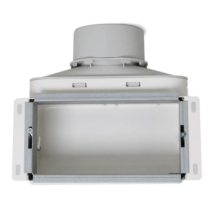 Vent-Axia Uniflexplus + Wandanschlussgehäuse Anschluss oben 1x Ø 90 mm