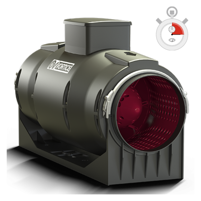 Rohrventilator LINEO 160T 'QUIET' - Anschluss 160mm - 3 Stufen MIT NACHLAUFTIMER Rohrventilator LINEO 160T 'QUIET' - Anschluss 160mm - 3 Stufen MIT NACHLAUFTIMER