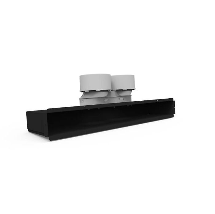 Vent-Axia Uniflexplus + Decken-Wand-Anschlussgehäuse 2x Ø 90 mm