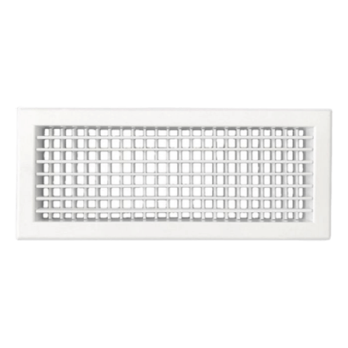 Wandgitter VTA-8110D (EINBAU) Stahl – 300 x 200 mm – mit verstellbaren Doppellamellen