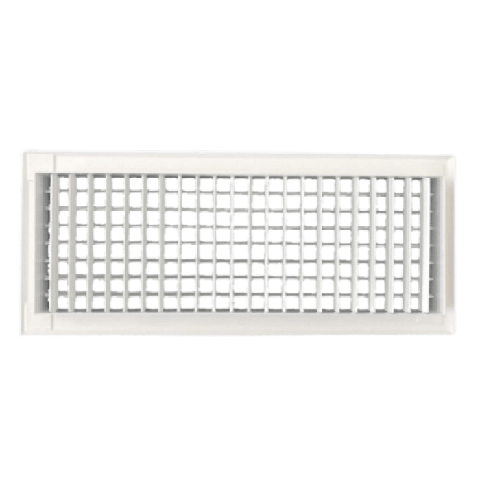 Wandgitter VTA-8110D (EINBAU) Stahl – 300 x 200 mm – mit verstellbaren Doppellamellen