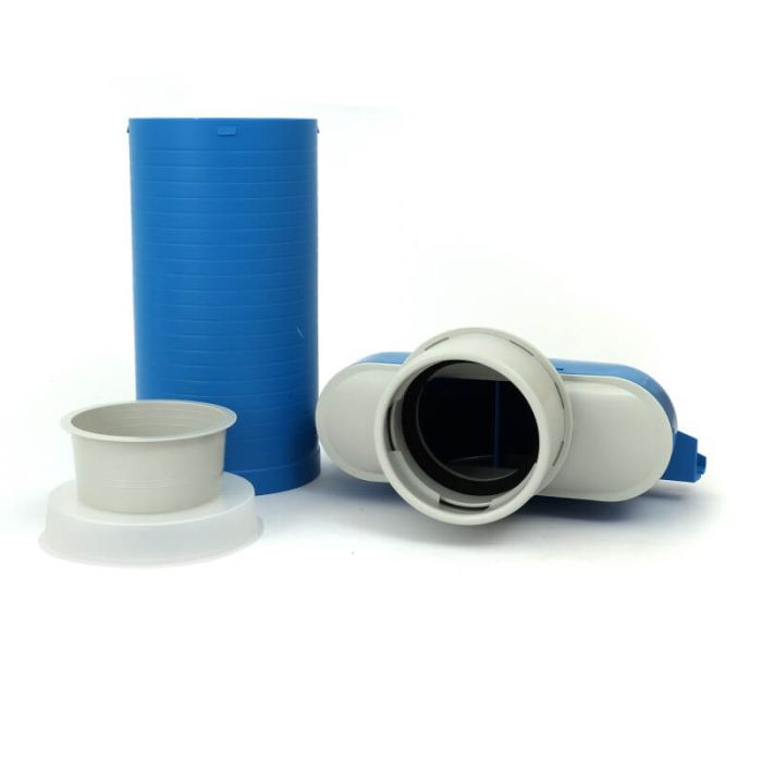 Vent-Axia Uniflexplus + Ventilanschlussgehäuse 1x Ø 90 mm H = 250 mm