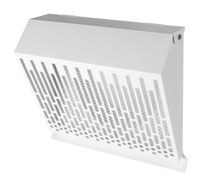 Whisper Luxe Design Wetterschutzgitter 100mm - Abluft - WEISS