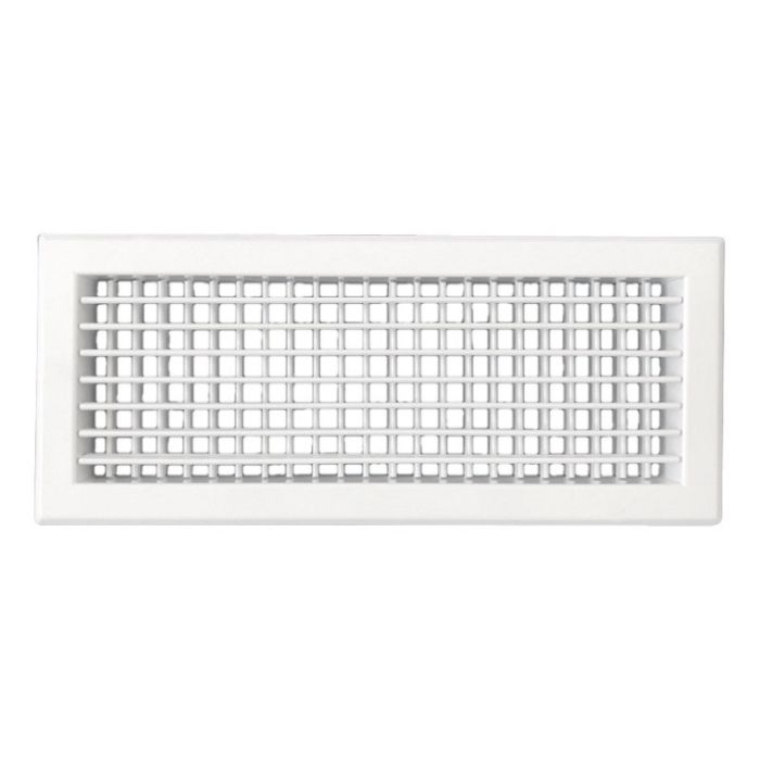 Wandgitter VTA-8110D (EINBAU) Stahl – 400 x 100 mm – mit verstellbaren Doppellamellen Wandgitter VTA-8110D (EINBAU) Stahl – 400 x 100 mm – mit verstellbaren Doppellamellen