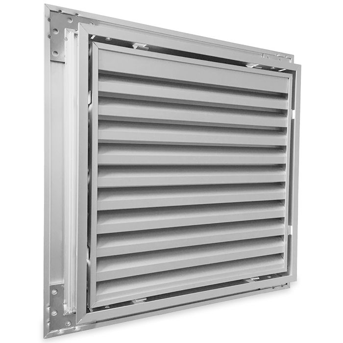 Whirlpool-Gitter für Lochgröße (BxH) 400 x 400 mm - Aluminium - herausnehmbarer Einlage