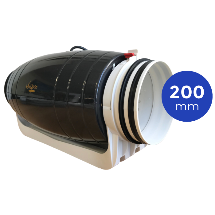 Whisper „Gold Line” Rohrventilator ⌀ 200 mm Whisper „Gold Line” Rohrventilator ⌀ 200 mm