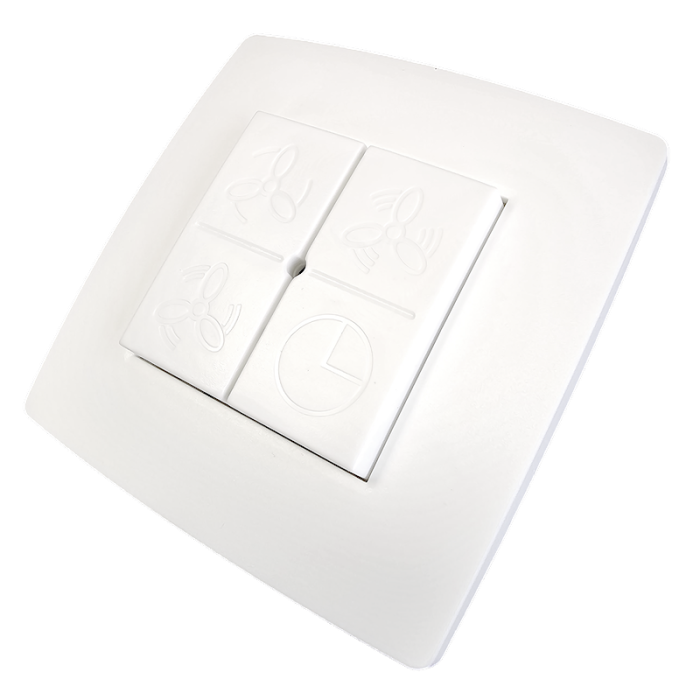 Whisper Green Line 450 - WTW - 450 m3/h - App-gesteuert - Wand- & Deckenmontage