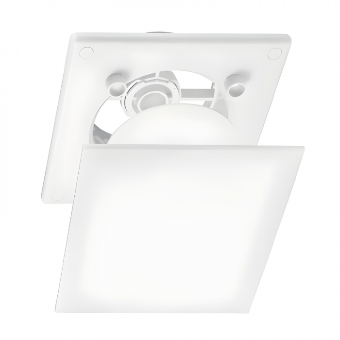 Whisper Design Quadrat Tellerventil Kunststoff - Abluft und Zuluft - WEISS RAL9016 - Ø 125mm Whisper Design Quadrat Tellerventil Kunststoff - Abluft und Zuluft - WEISS RAL9016 - Ø 125mm