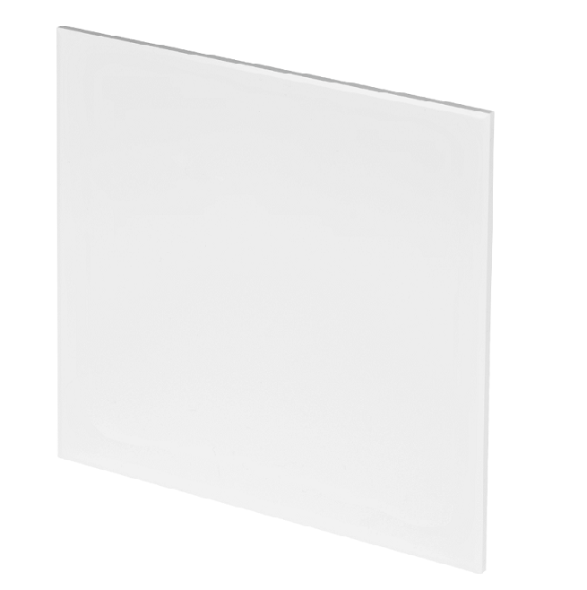 Pro-Design Badlüfter – ZUGSEIL (KW100W) – Ø 100 mm – flacher Kunststoff – Weiß