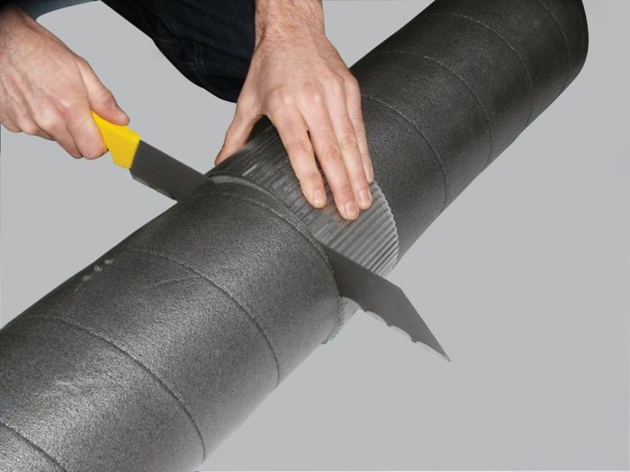 Schneidemesser für isolierte Rohrsysteme