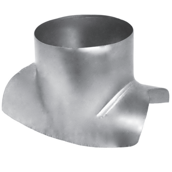 Wickelfalzrohr Sattelstutzen Ø 080 mm mit 90°-Abzweig Ø 080 mm Wickelfalzrohr Sattelstutzen Ø 080 mm mit 90°-Abzweig Ø 080 mm