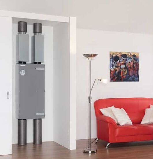 Zehnder Stork Lüftungsanlage mit WRG WHR 920 Basis – rechts
