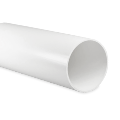Lüftungsrohr Kunststoff - rund  Ø 150 mm - Länge 0,5 Meter